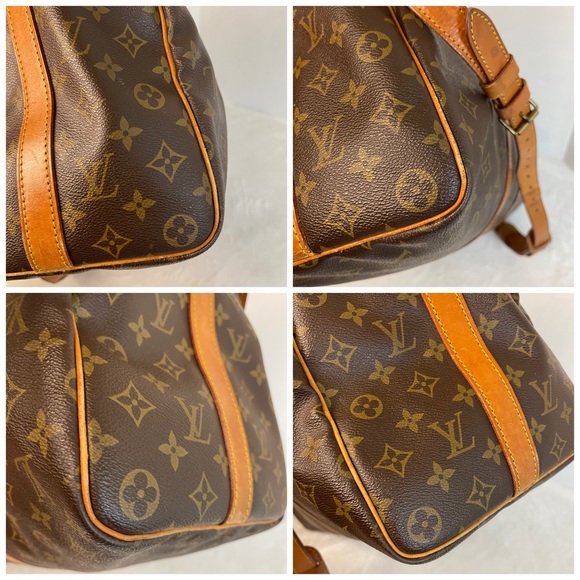AUTHENTIC LOUIS VUITTON MONOGRAM KEEPALL 45 BANDOULIERE DUFFLE BAG - Picture 6 of 16